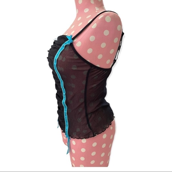 Vintage Victoria’s Secret micro mesh cami and panty set - Picture 7 of 11